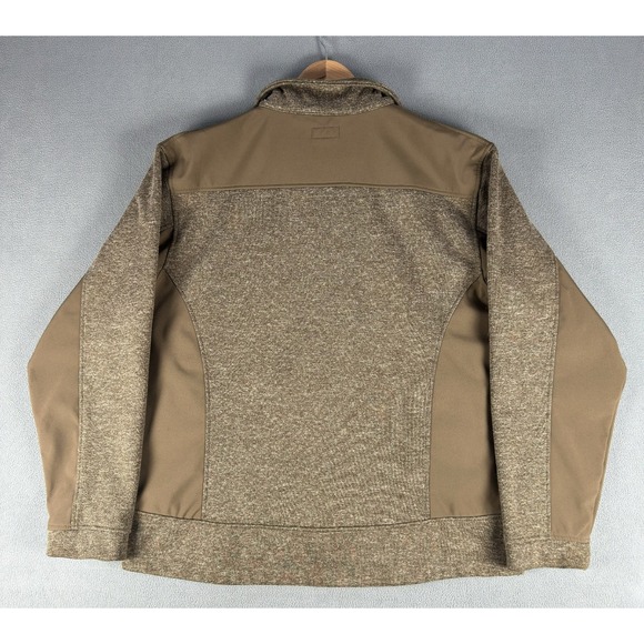 NRA Jacket XL Brown Fleece Lined Embroidered Logo Eagle Crest Outdoor Hunting - Picture 4 of 7